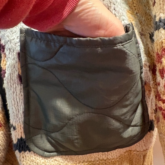 Free People Home Spun Cardi Small Women with Hood - Picture 5 of 8